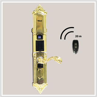 Khóa vân tay cao cấp PHGLock FP3251W màu vàng